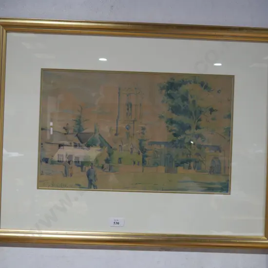 Watercolour. E R Sturgeon