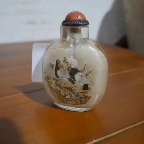 Hand painted scent bottle