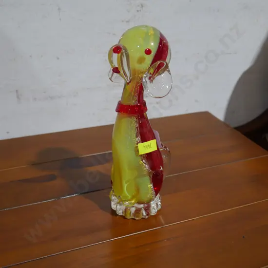 Glass dog
