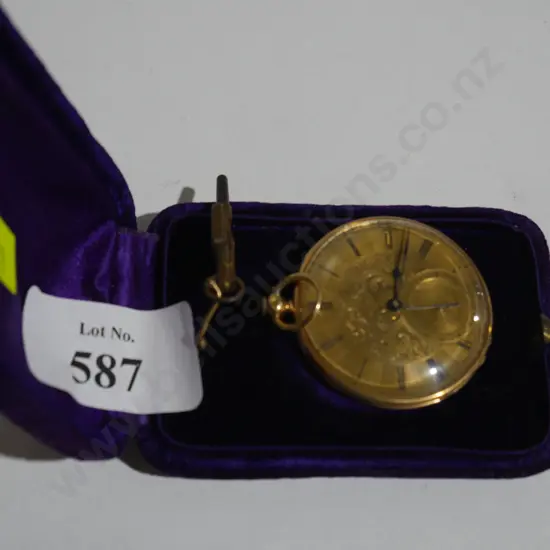 Gold pocket watch
