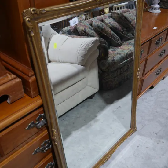 Gilt frame mirror