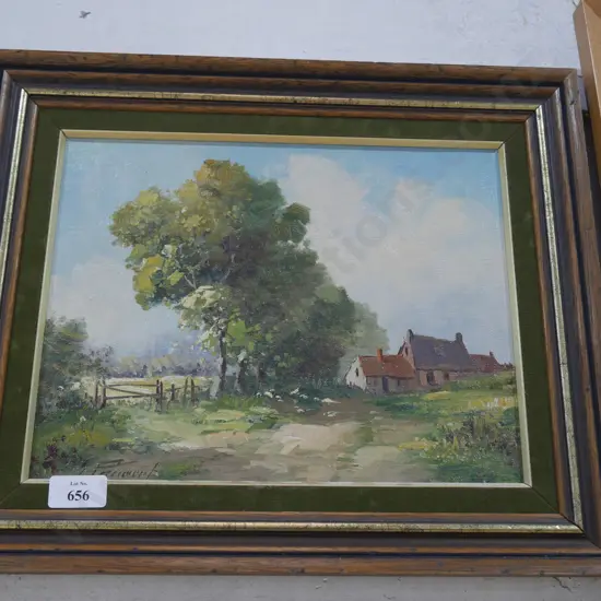 Oil painting. G Pyrmert