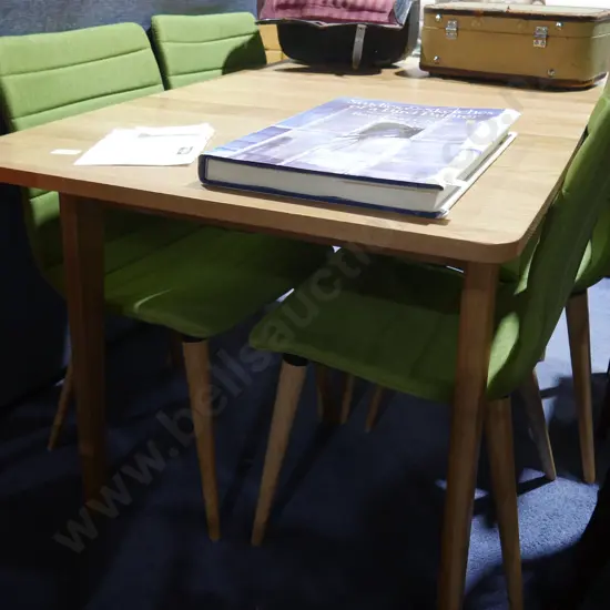 Bergen extension dining table and 4 chairs