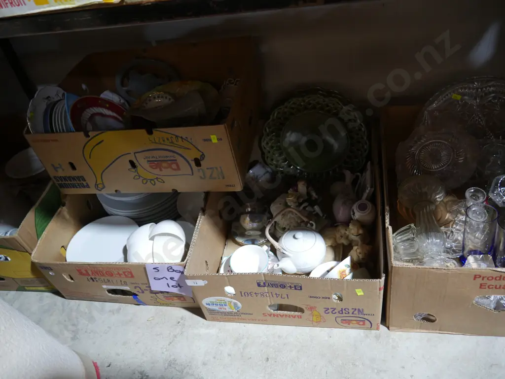 5 boxes china etc Image 1++