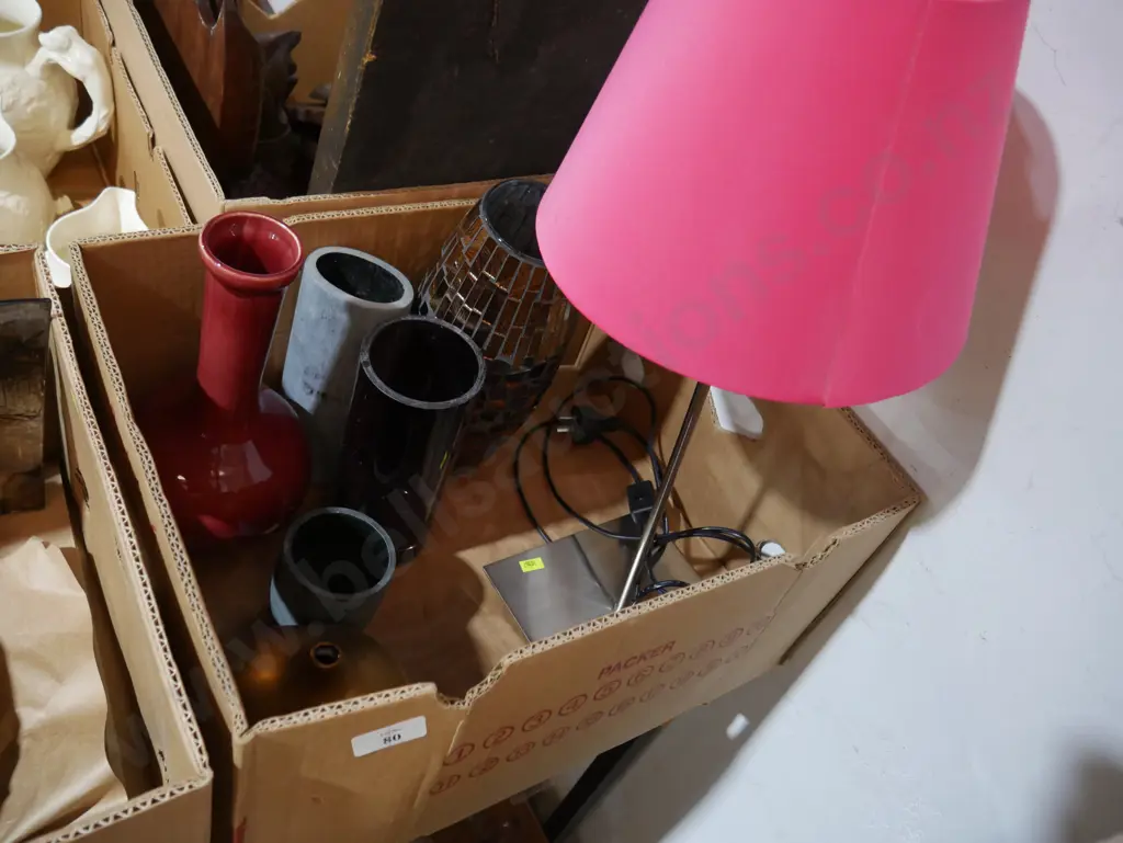 Lamp vases etc Image 1++