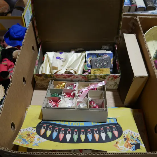 Christmas decorations etc