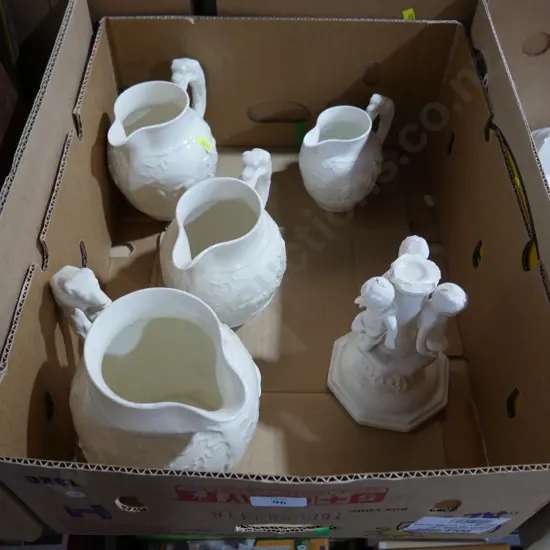 Wedgwood jugs etc