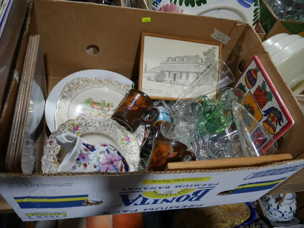 Glassware, China etc Image 1++