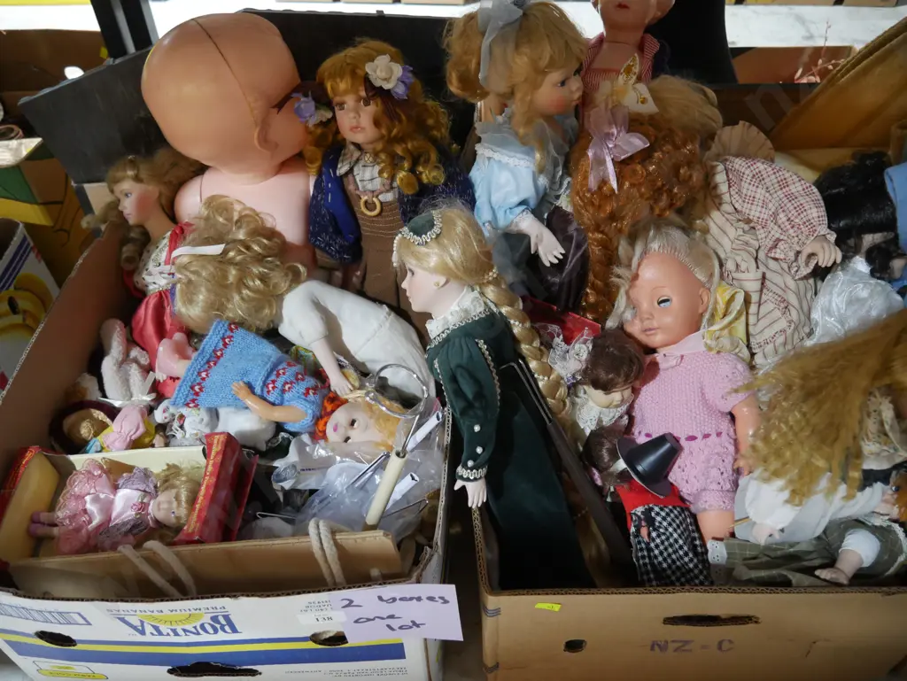 Two boxes of dolls Image 1++
