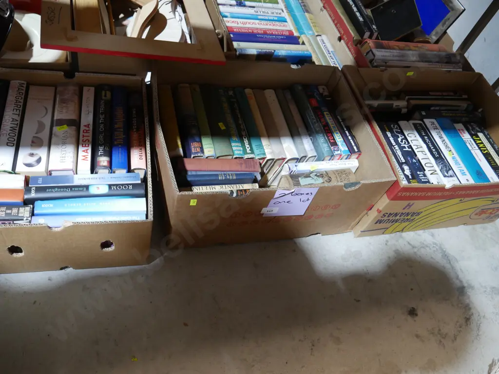 Three boxes of books Image 1++