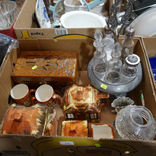 Glassware, epware etc