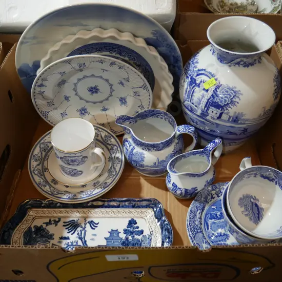 Blue and white china