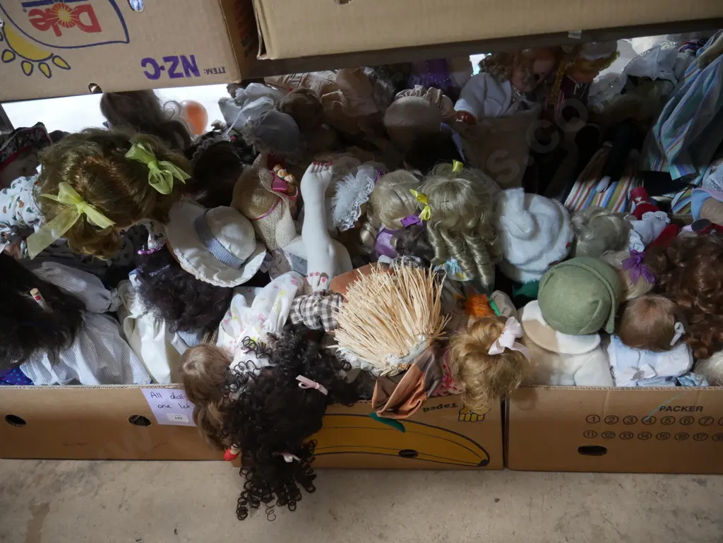 Three boxes of dolls Image 1++