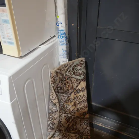 Plastic table cover and floor rug