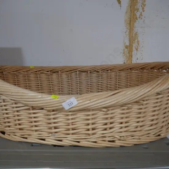 Woven dog basket