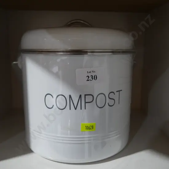 Metal compost container