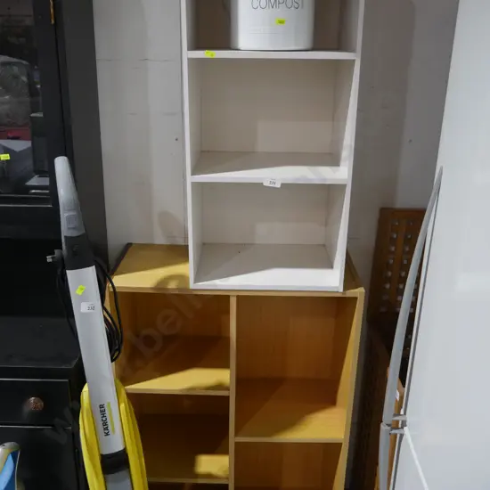 3 drawer shelf and 5 draw shelf