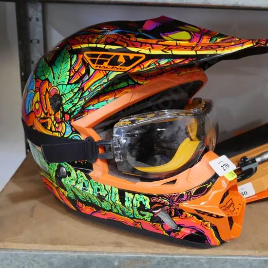 Child's motorbike helmet
