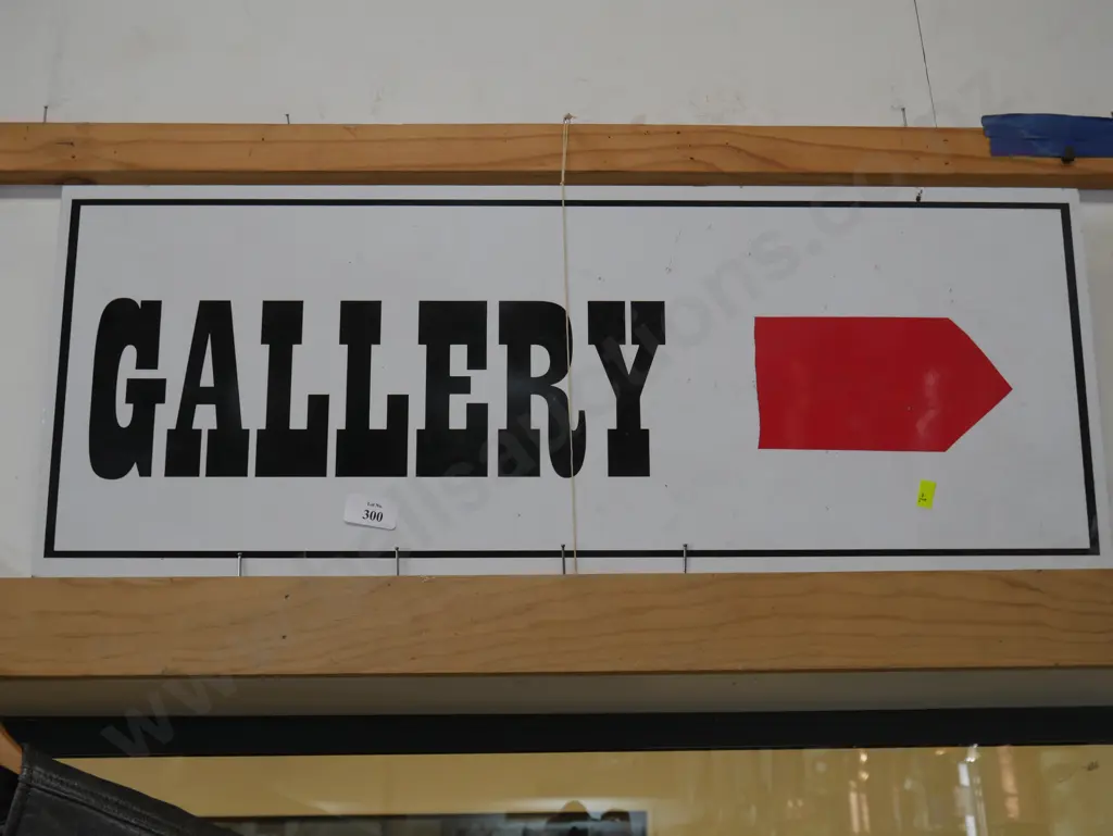 Gallery sign Image 1++