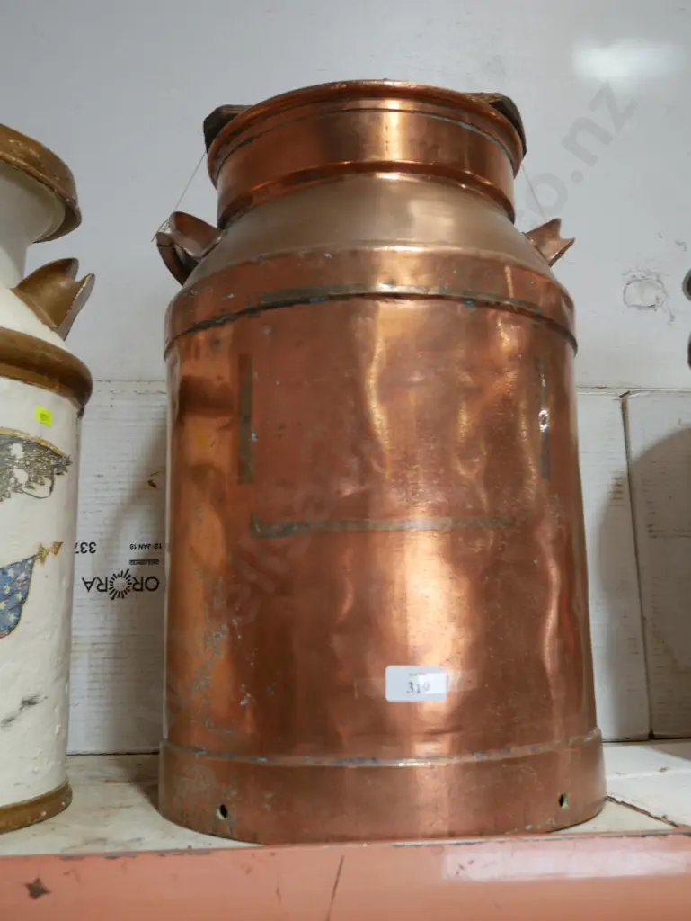 Vintage copper milk can Image 1++