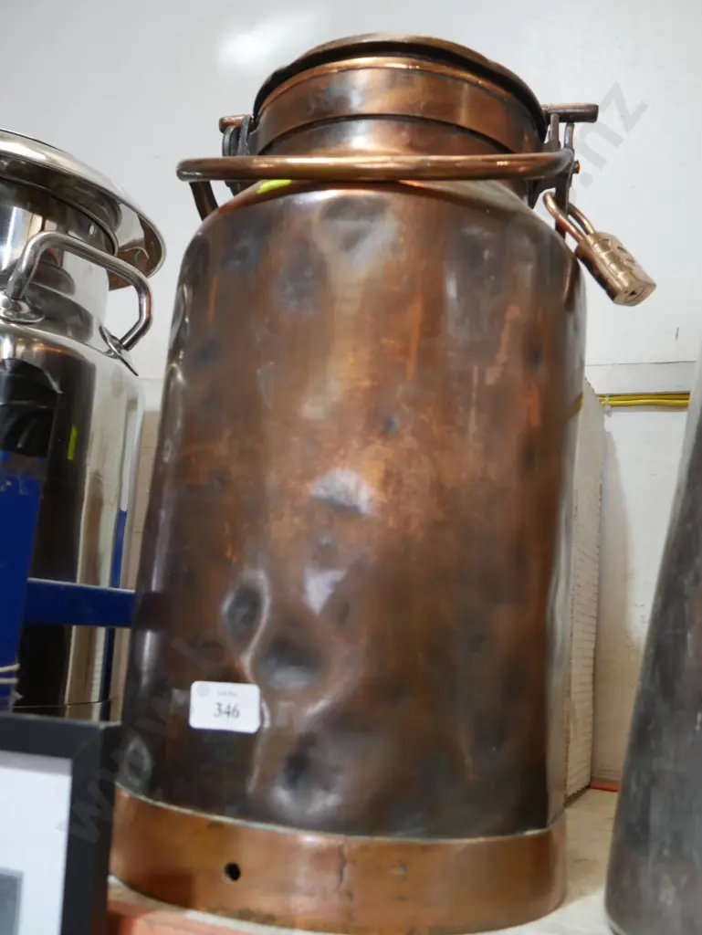 Copper milk can Image 1++