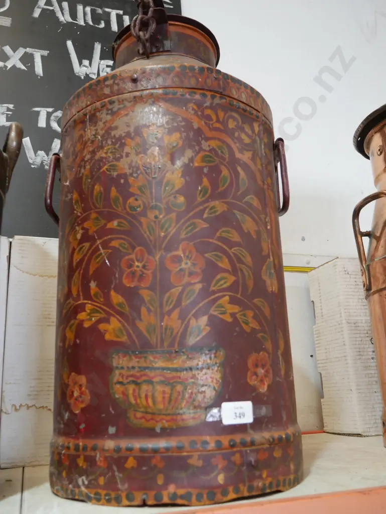 Painted milk can Image 1++