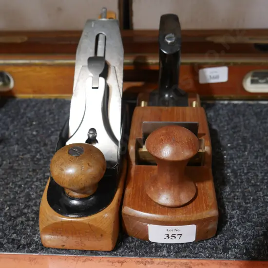 Two wood planes