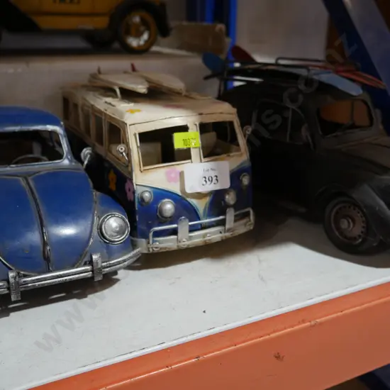 3 vintage car models