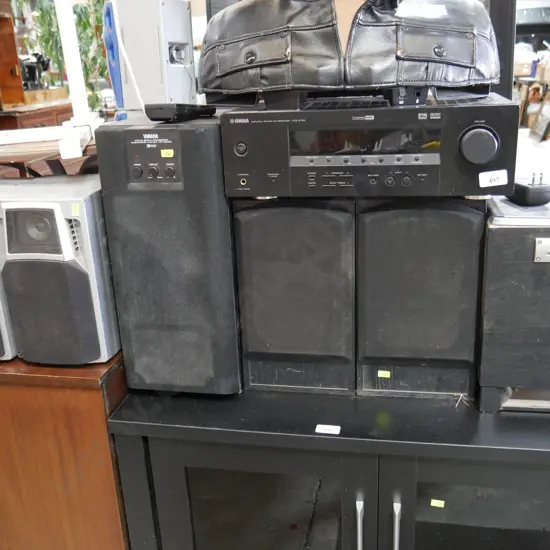 Yamaha receiver and speakers