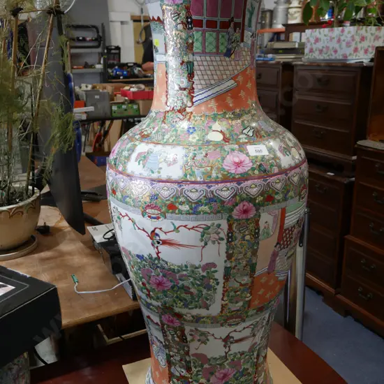 Large Oriental vase, 93cm tall
