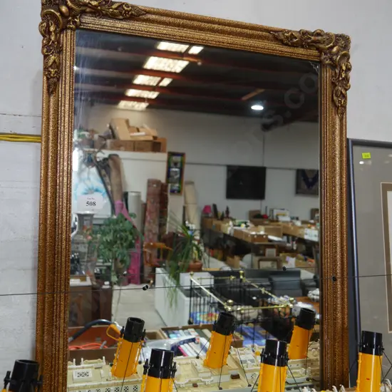 Gilt frame mirror