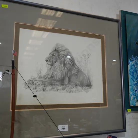 Pencil sketch by C Marsden Huggins