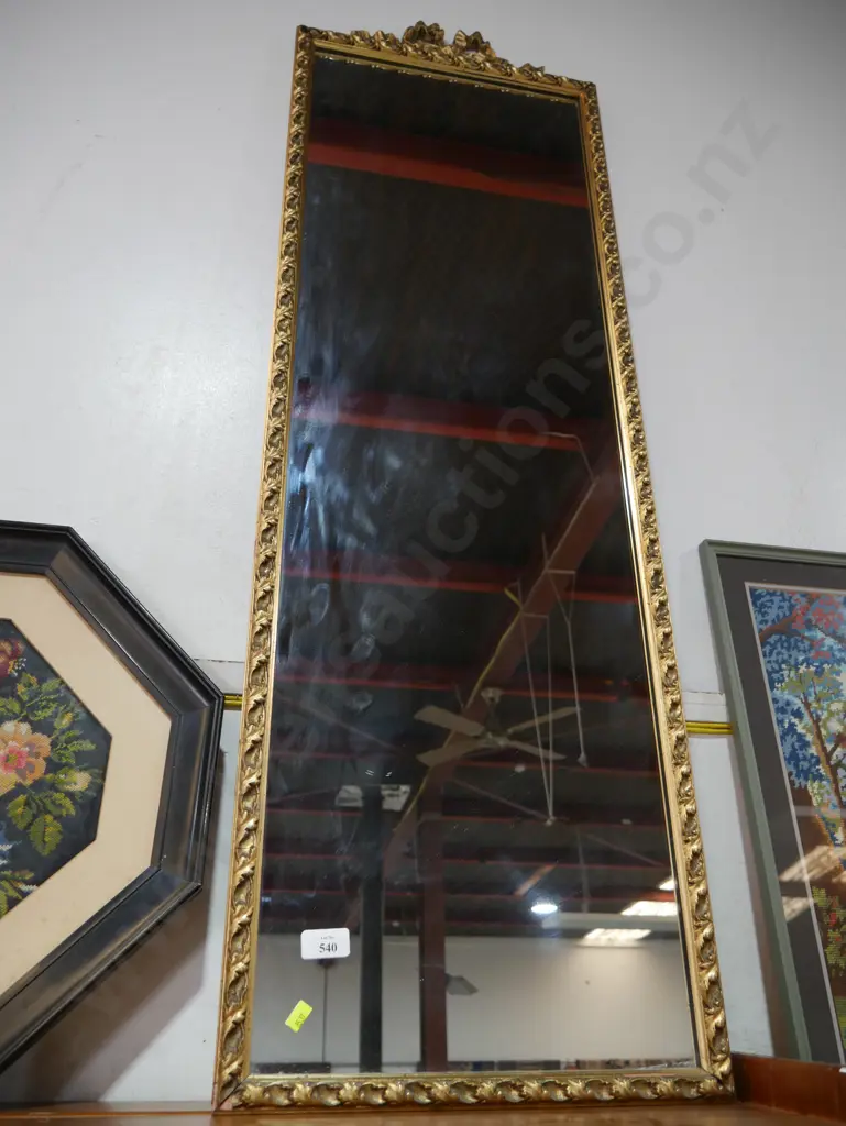 Gilt frame full length mirror Image 1++