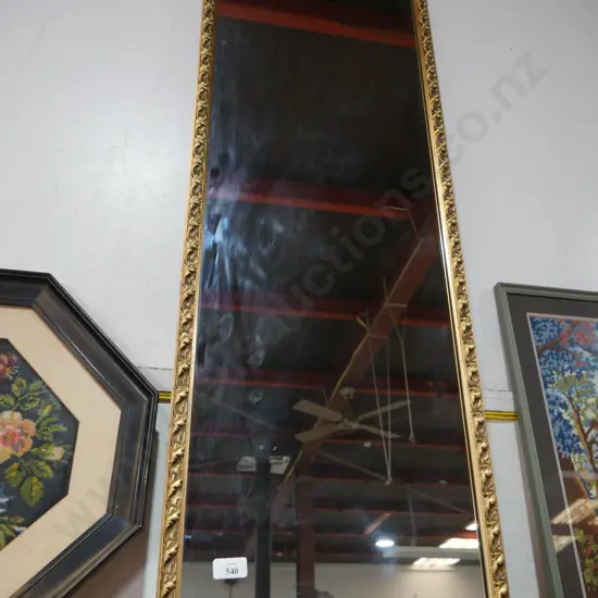 Gilt frame full length mirror