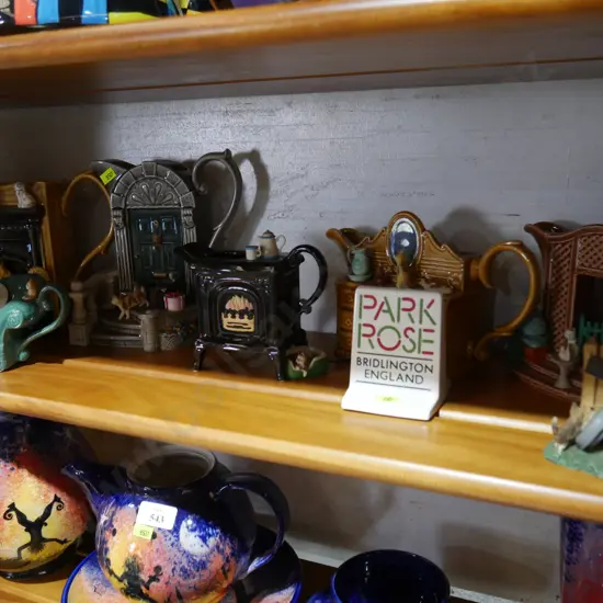 Assorted Park Rose jugs