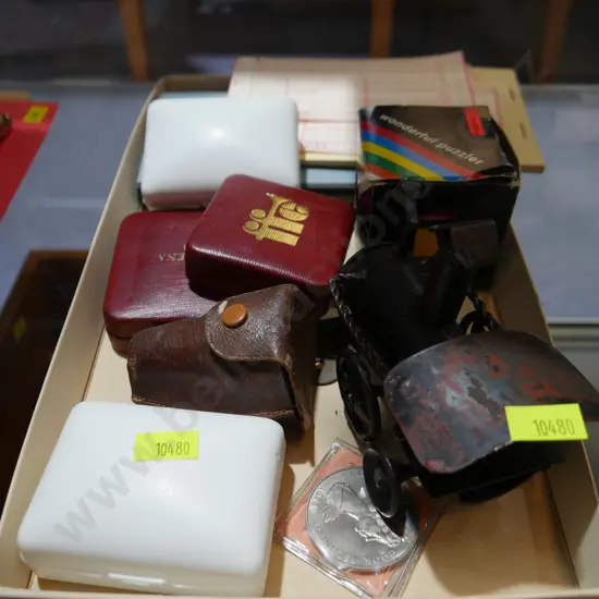 Coins, cufflinks etc