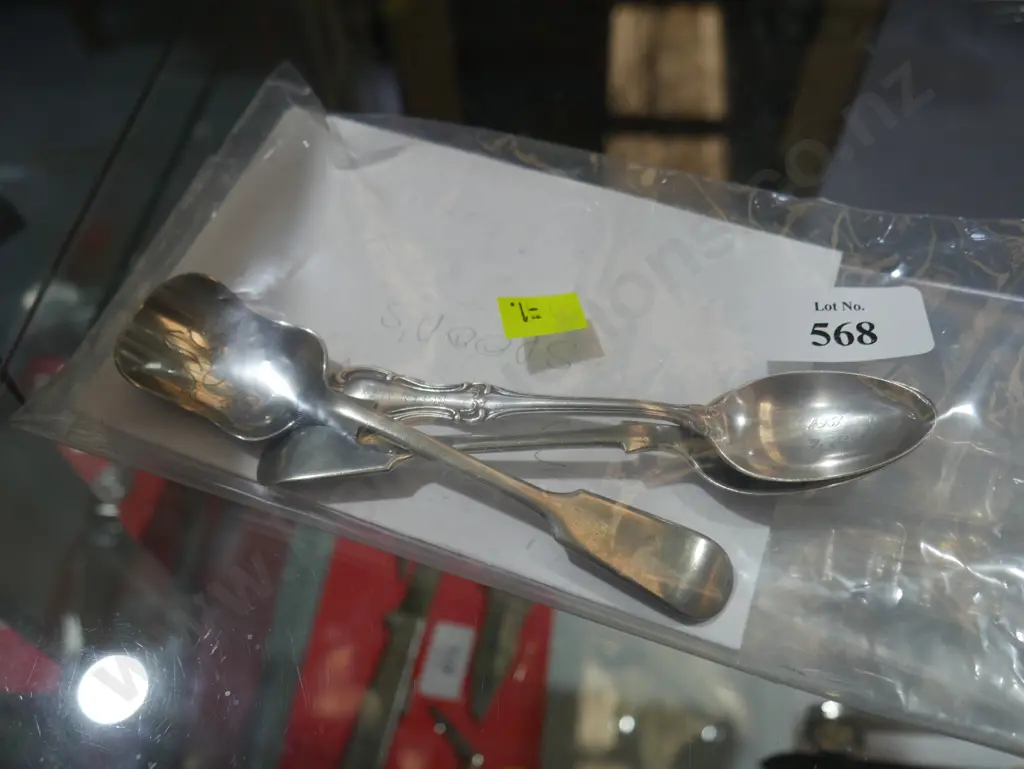 3 silver spoons Image 1++
