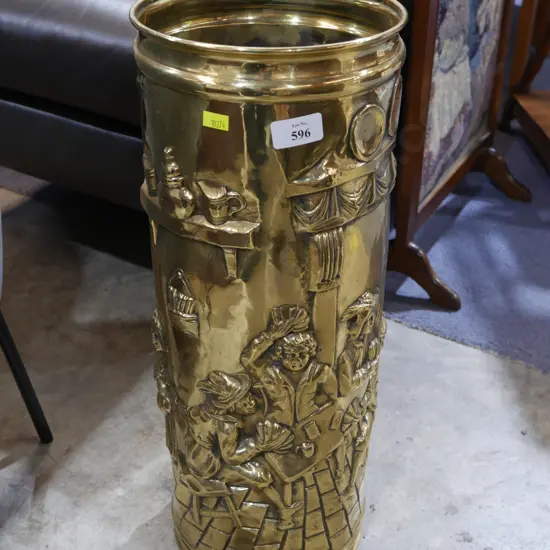 Brass umbrella stand