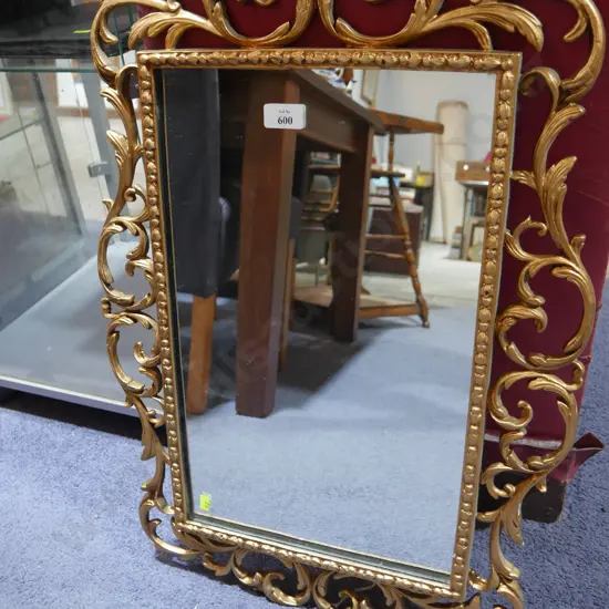 Gilt frame mirror