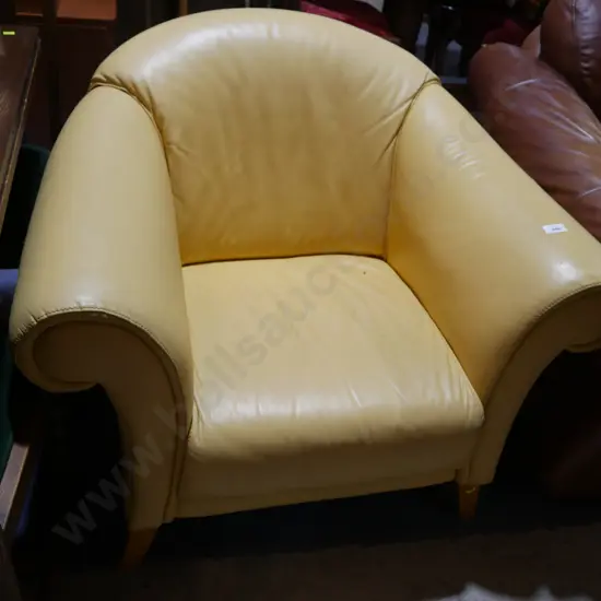 Yellow armchair