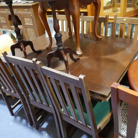 Dining table and 6 chairs