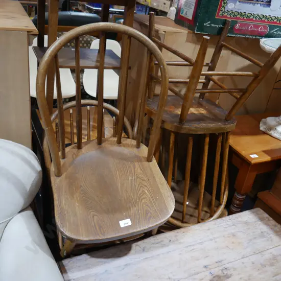 Four dining chairs
