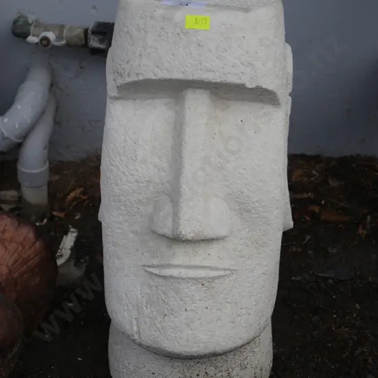 Easter island head garden ornament