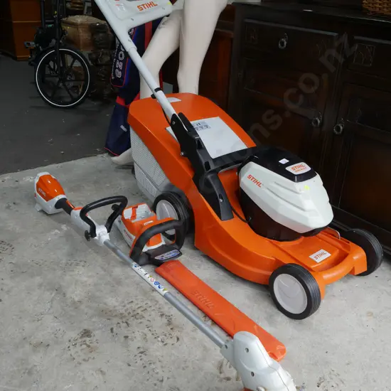 Stihl Lawnmower, line trimmer and hedge trimmer