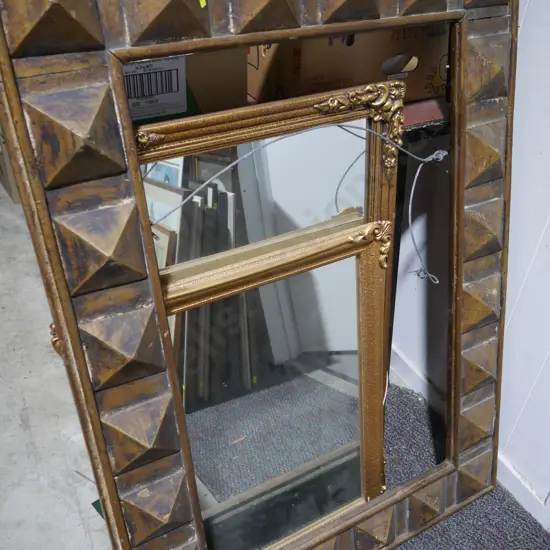 2 mirrors and large frame