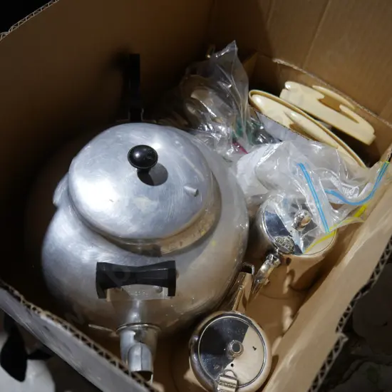 Cutlery, EP ware, kettle etc