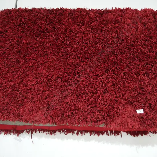 Red floor mat