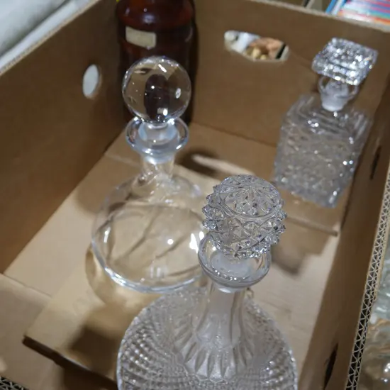 Decanters, vase