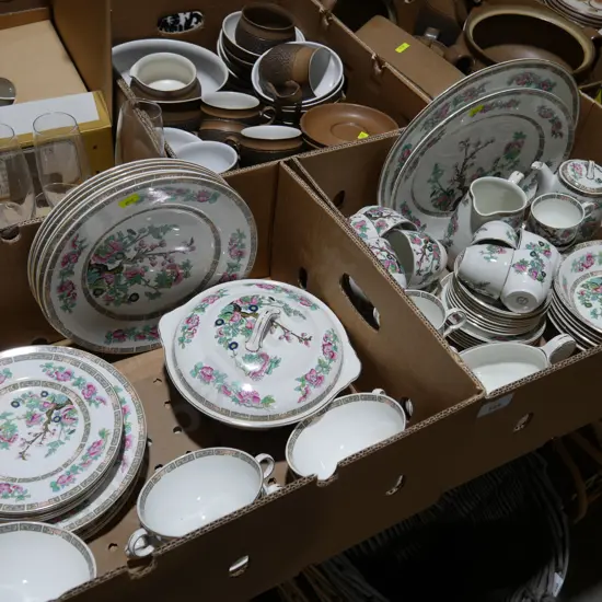 2 boxes Maddock tableware