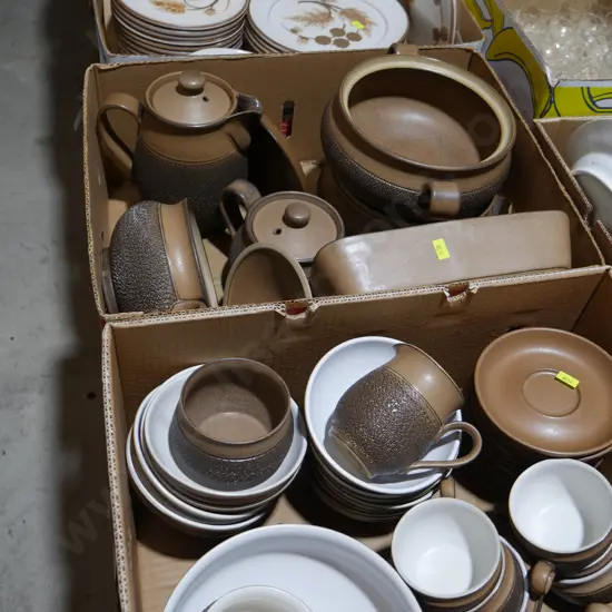 3 boxes Denby tableware